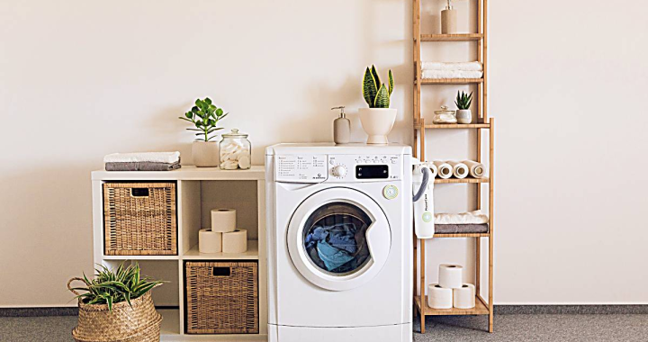 13 Space-Saving Hacks for a Bathroom Laundry Room Combo