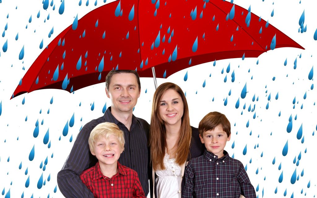 Family, umbrella, people — Navigating Pain Relief: Understanding the Role of Co-codamol