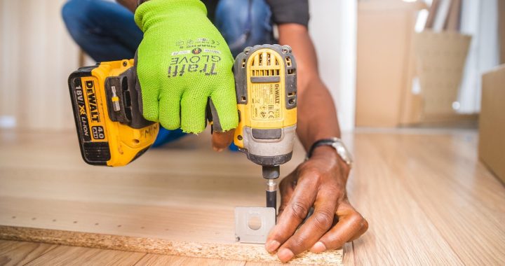 Handyman, furniture assembly, drill — Stay Cool with Routine Air Conditioning Service in Las Vegas