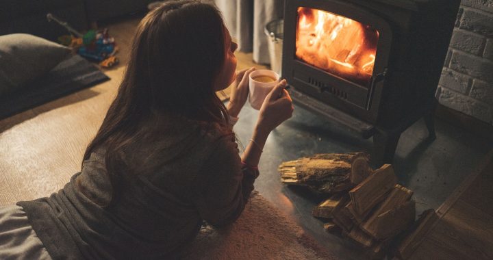 Christmas wallpaper, woman, fireplace — "Your Complete Guide to Window Replacement in Layton"